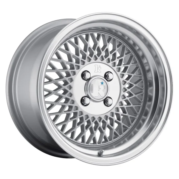 Klutch SL1 15x8,5 ET17 4x100 Silver w/ Machined Lip